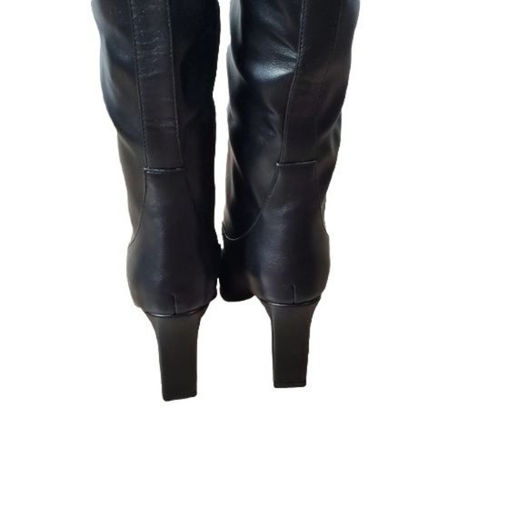 Square Toe knee boots with square heel new! - Picture 3 of 6